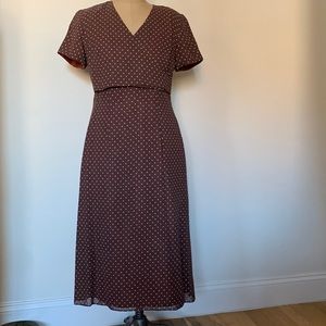 Talbots petites lined dress, size 6P.